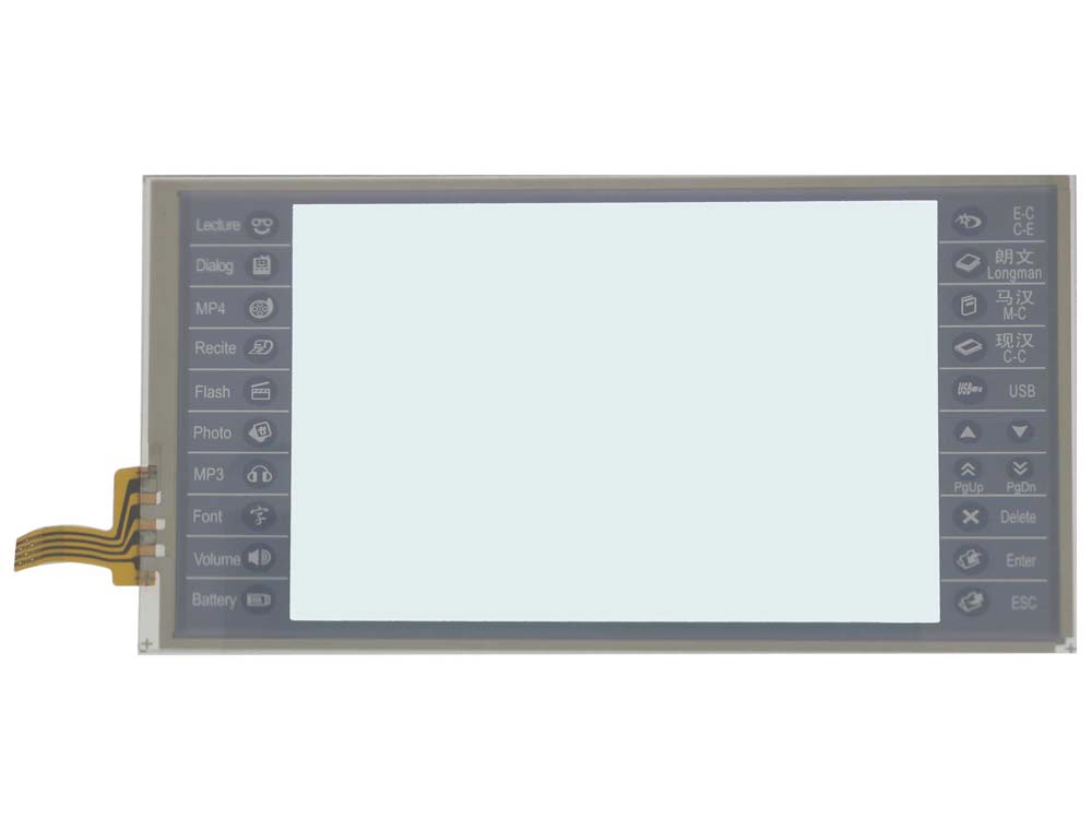 4.0 inch 2 layer PG Structure Analog 4 wire Resistive Touch Screen for Electronic Dictionary.jpg