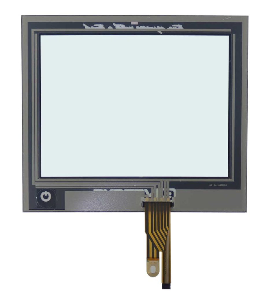 10.1 inch 4 layer PET Film Film PC structure analog 4-wire resistive touch screen for industrial control machine with touch button back view 910x1024
